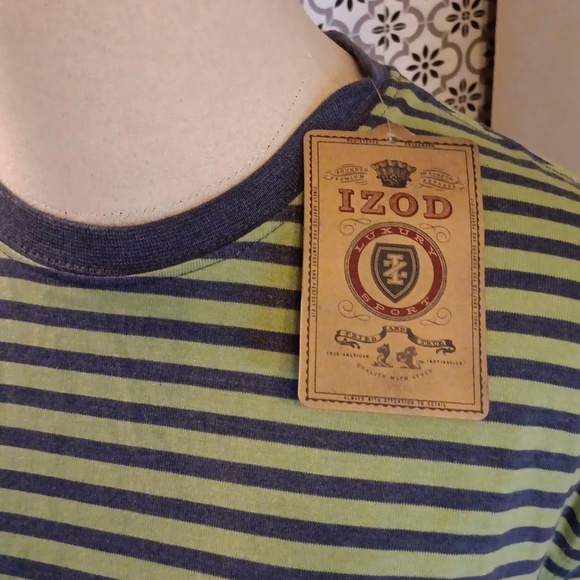 Izod jersey crew sea crest nwt - Picture 2 of 3